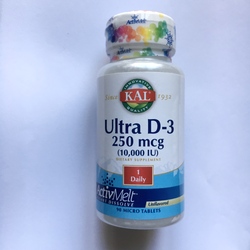 ВІТАМІН D3  10,000 IU KAL 90таб