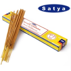 -7 ЧАКР- АРОМАПАЛИЧКИ ТМ Satya 10шт